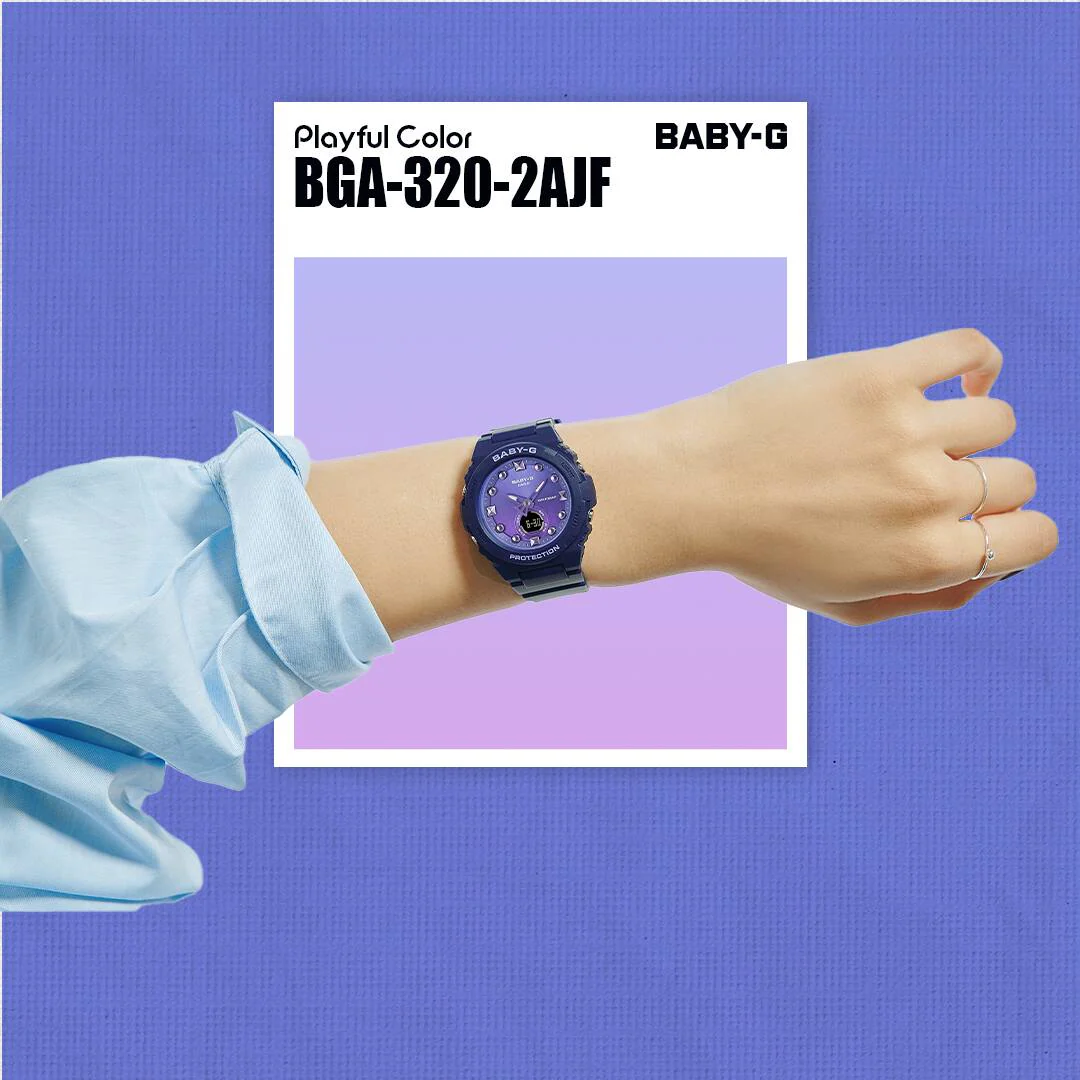 CASIO BABY-G BGA-320-2ADR PLAYFUL COLOR WOMEN WATCH - Image 3