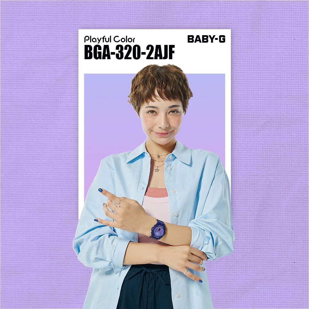 CASIO BABY-G BGA-320-2ADR PLAYFUL COLOR WOMEN WATCH - Image 4