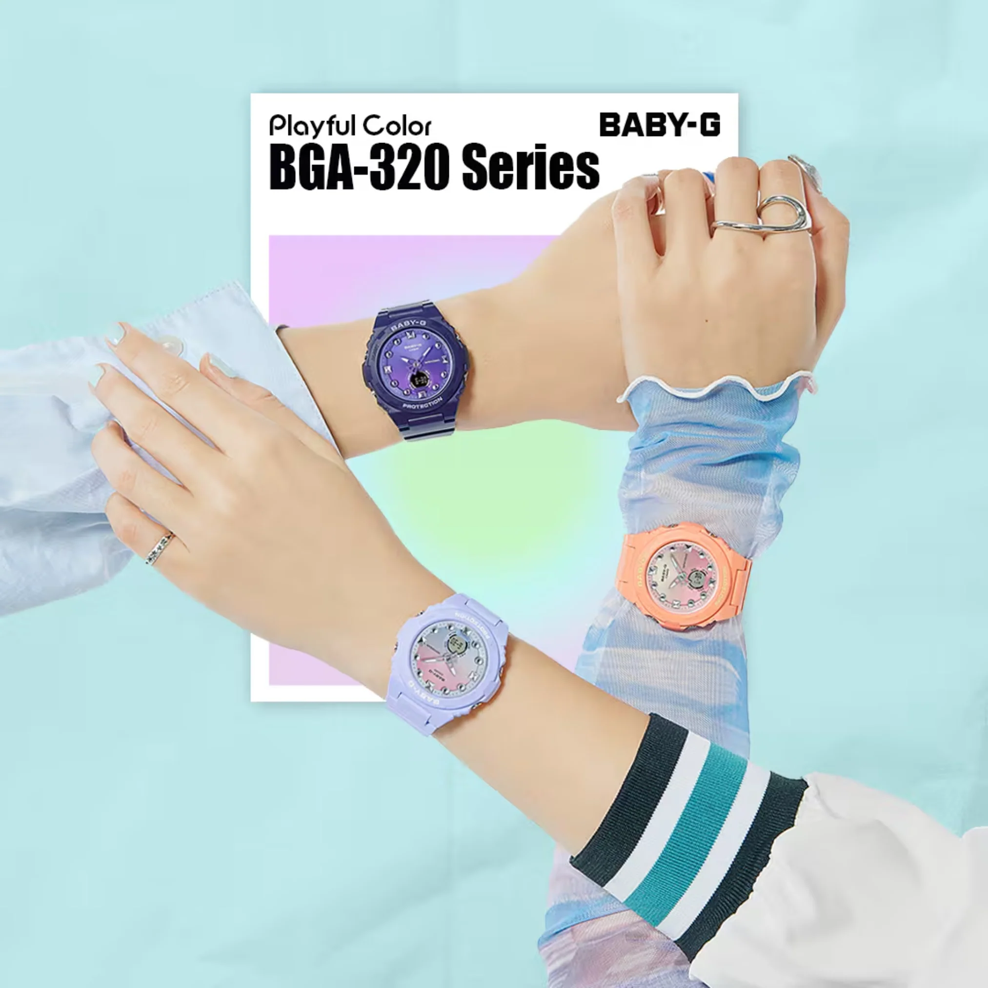CASIO BABY-G BGA-320-4A1DR PLAYFUL COLOR WOMEN WATCH - Image 6