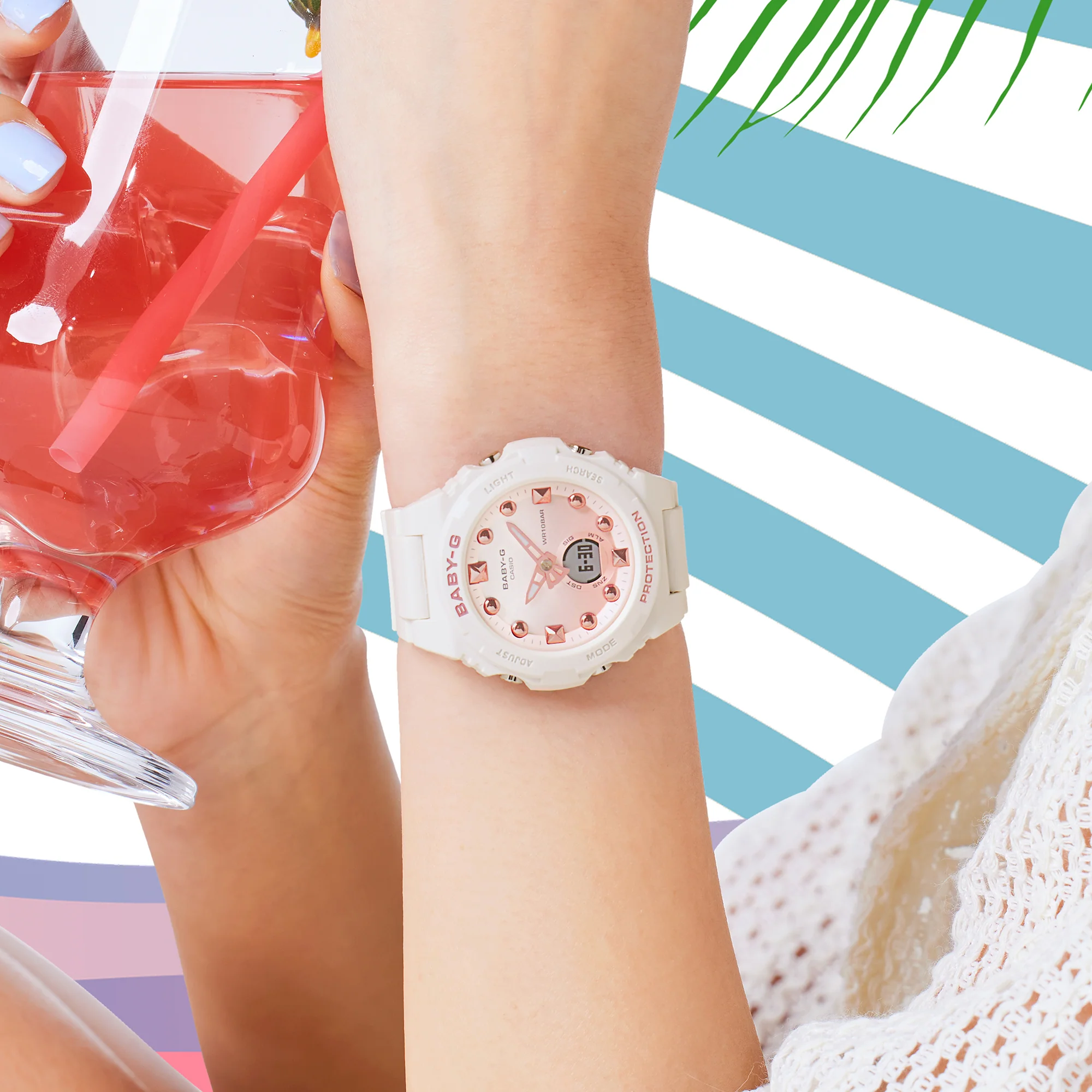 CASIO BABY-G BGA-320-7A1DR WHITE SAND WOMEN WATCH - Image 3