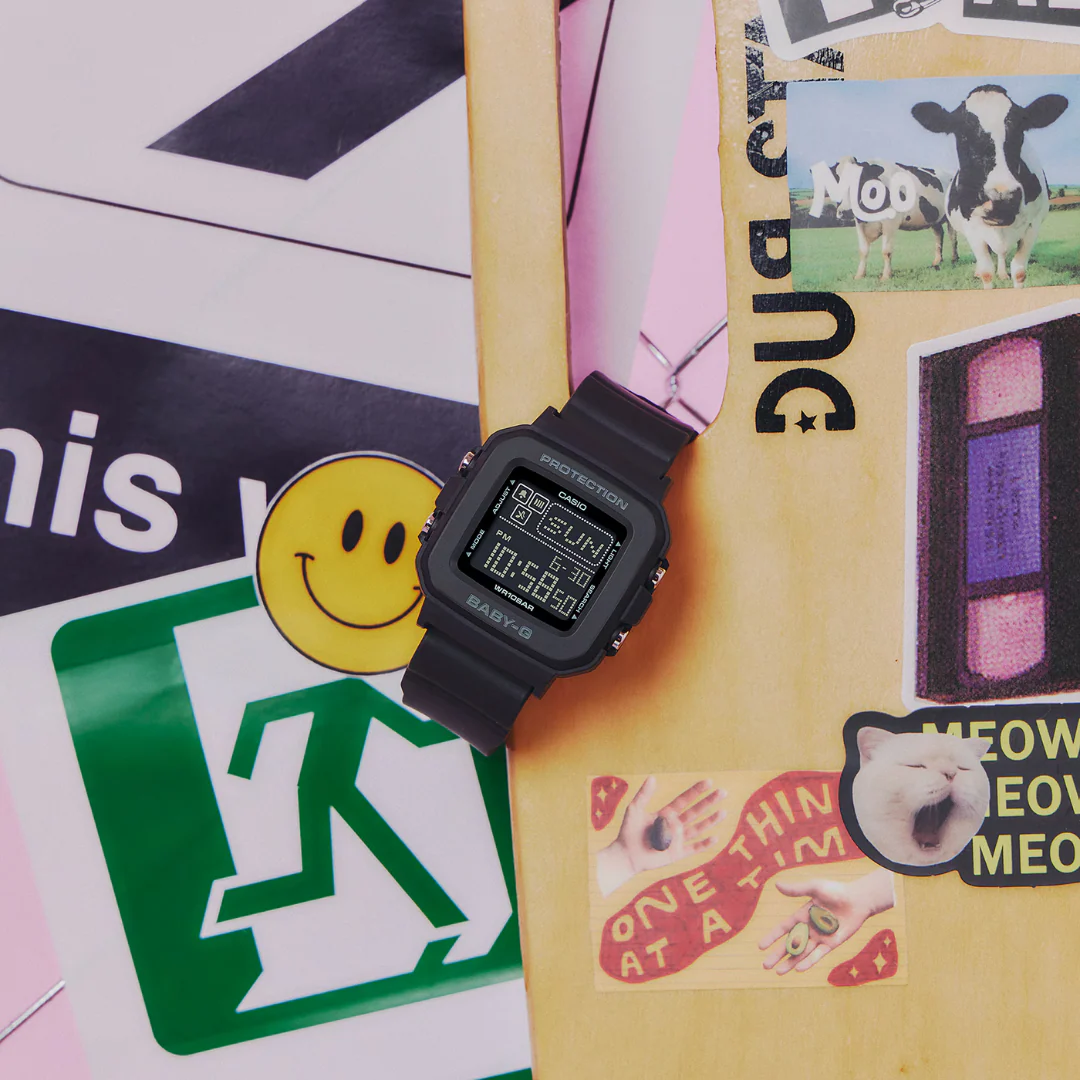 CASIO BABY-G BGD-10-1DR DIGITAL BLACK WATCH - Image 3