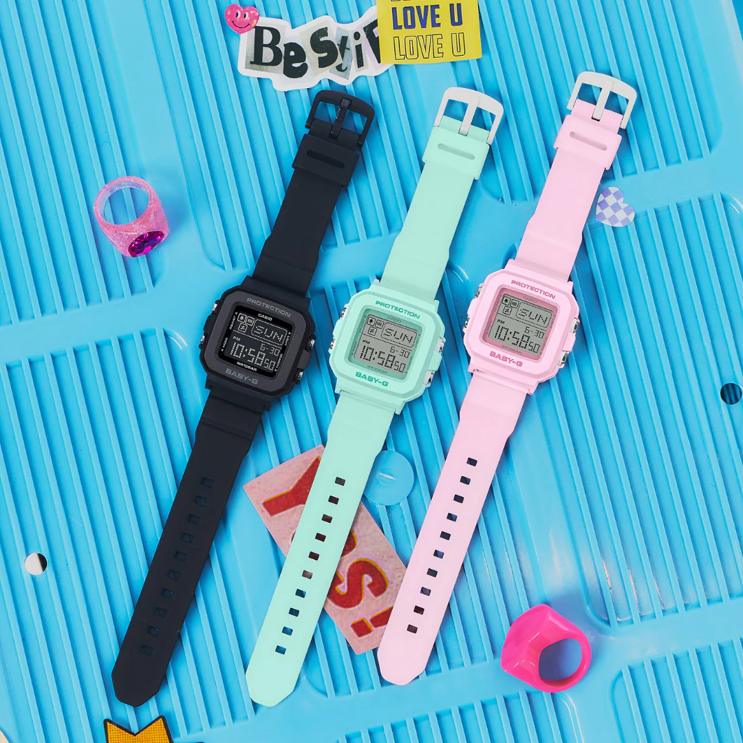 CASIO BABY-G BGD-10-1DR DIGITAL BLACK WATCH - Image 5