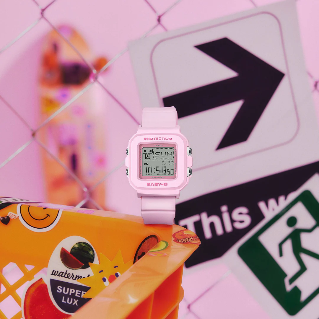CASIO BABY-G BGD-10-4DR DIGITAL PINK WATCH - Image 3