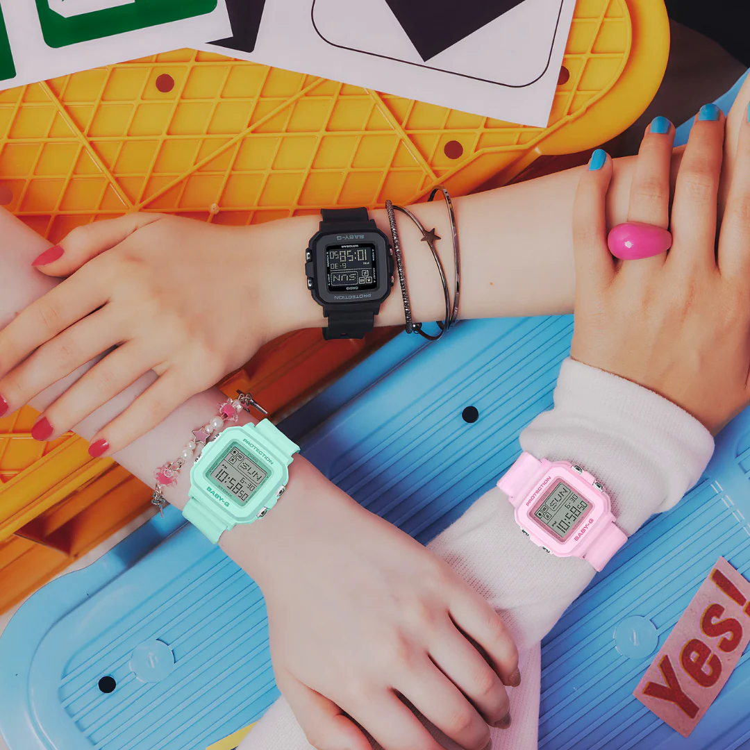 CASIO BABY-G BGD-10-4DR DIGITAL PINK WATCH - Image 4