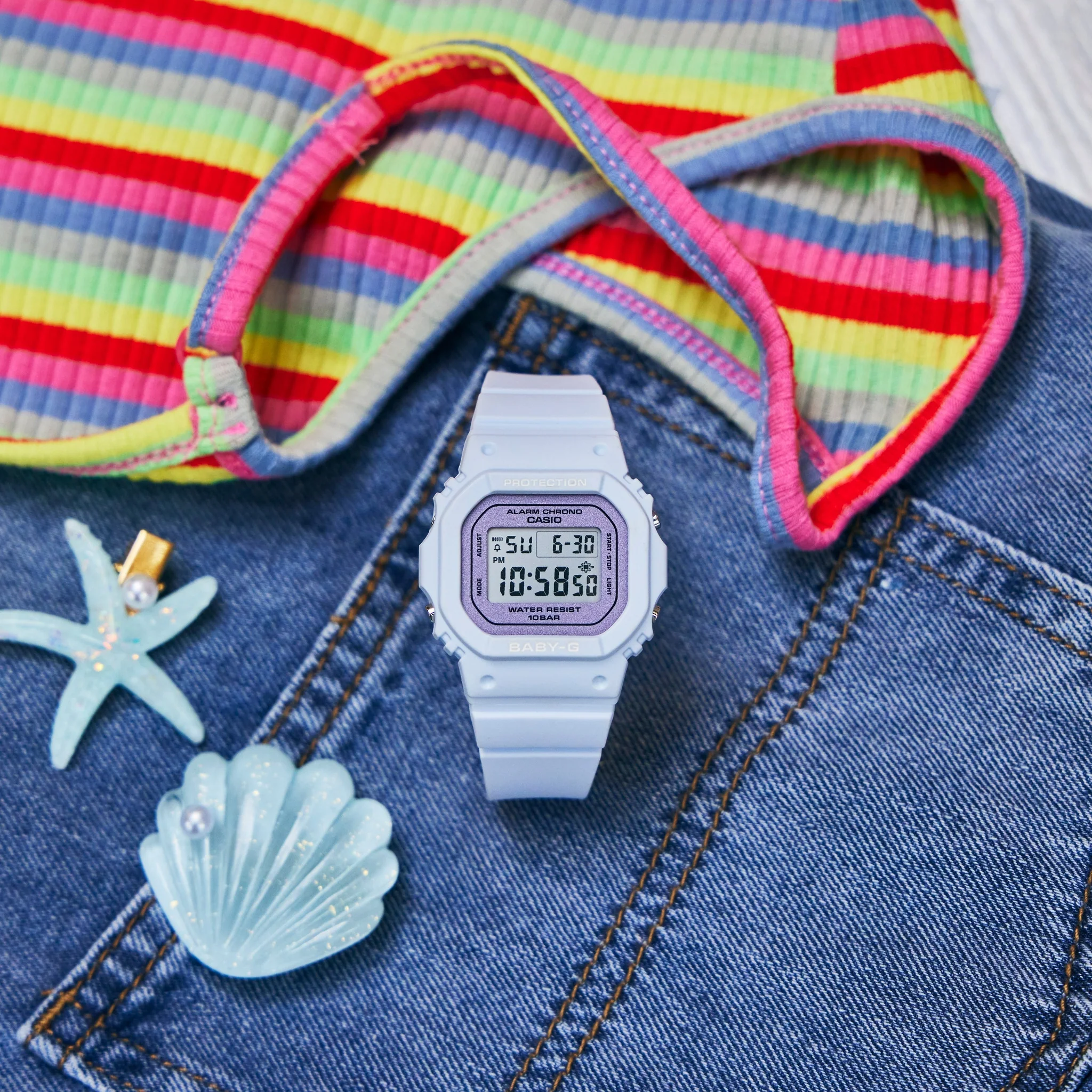 CASIO BABY-G BGD-565SC-2DR STANDARD DIGITAL BLUE WATCH - Image 10