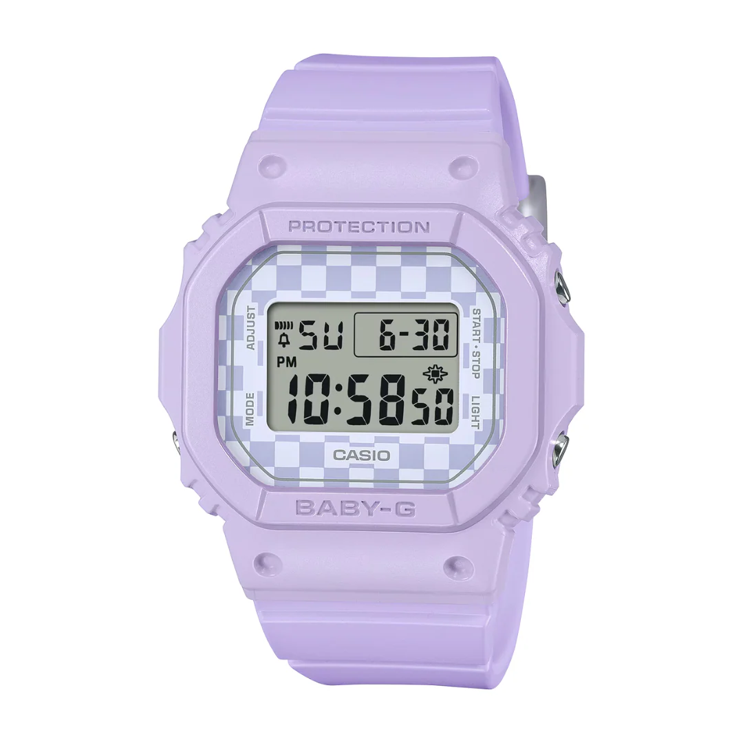 CASIO BABY-G BGD-565GS-6DR STANDARD DIGITAL PURPLE WOMEN WATCH