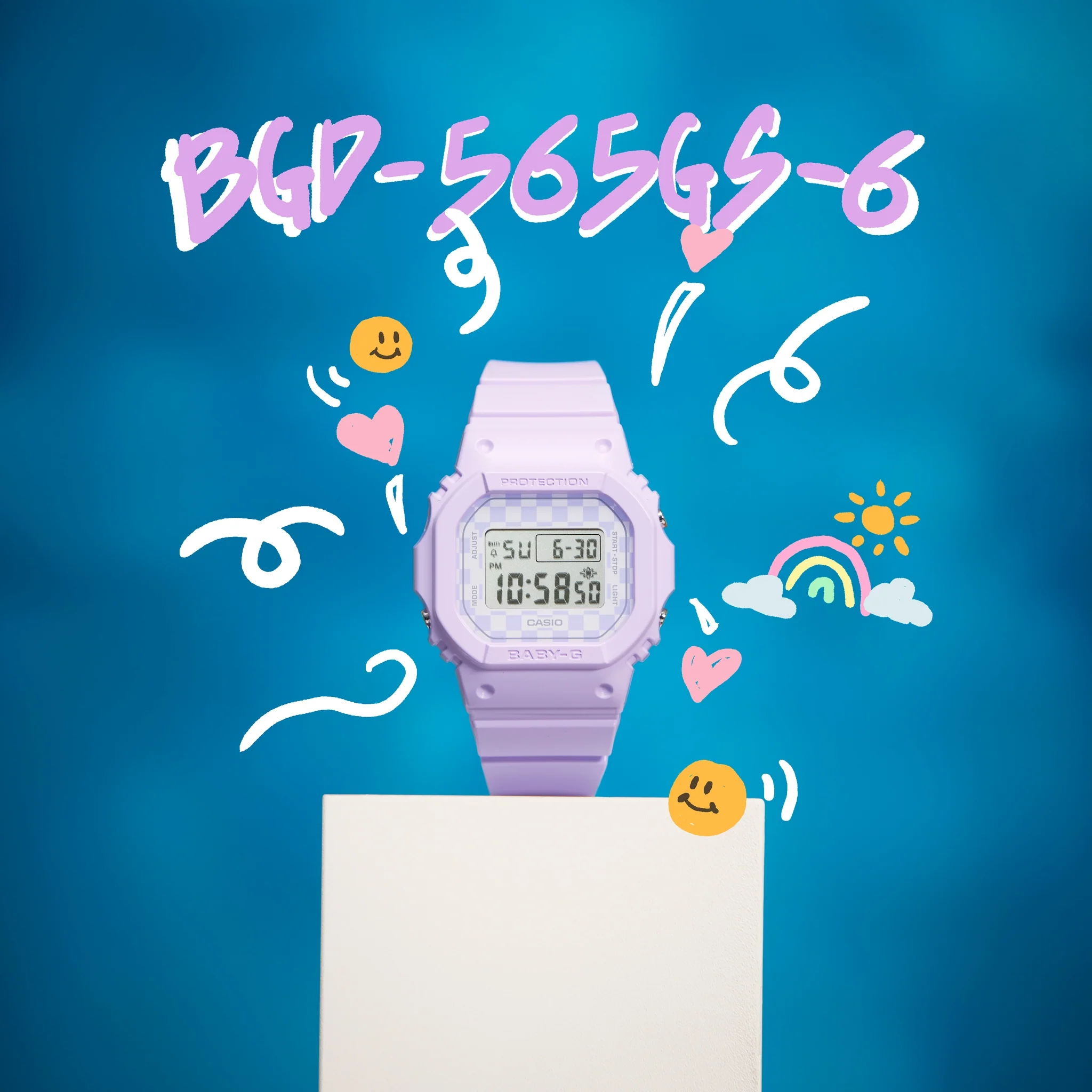 CASIO BABY-G BGD-565GS-6DR STANDARD DIGITAL PURPLE WOMEN WATCH - Image 11