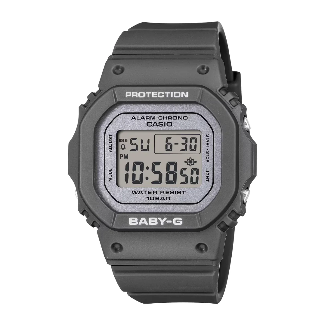 CASIO BABY-G BGD-565SC-1DR BALLETCORE PEARLESCENT DIGITAL GREY WATCH
