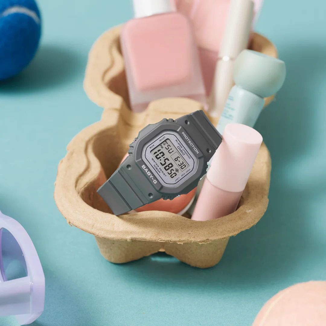 CASIO BABY-G BGD-565SC-1DR BALLETCORE PEARLESCENT DIGITAL GREY WATCH - Image 3