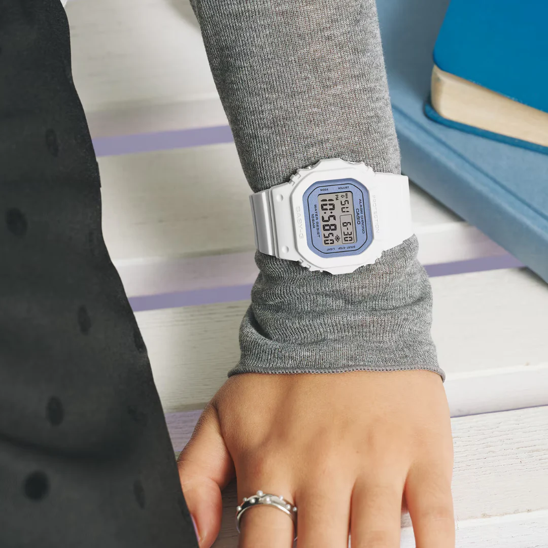 CASIO BABY-G BGD-565SC-2BDR BALLETCORE PEARLESCENT DIGITAL WHITE WATCH - Image 3