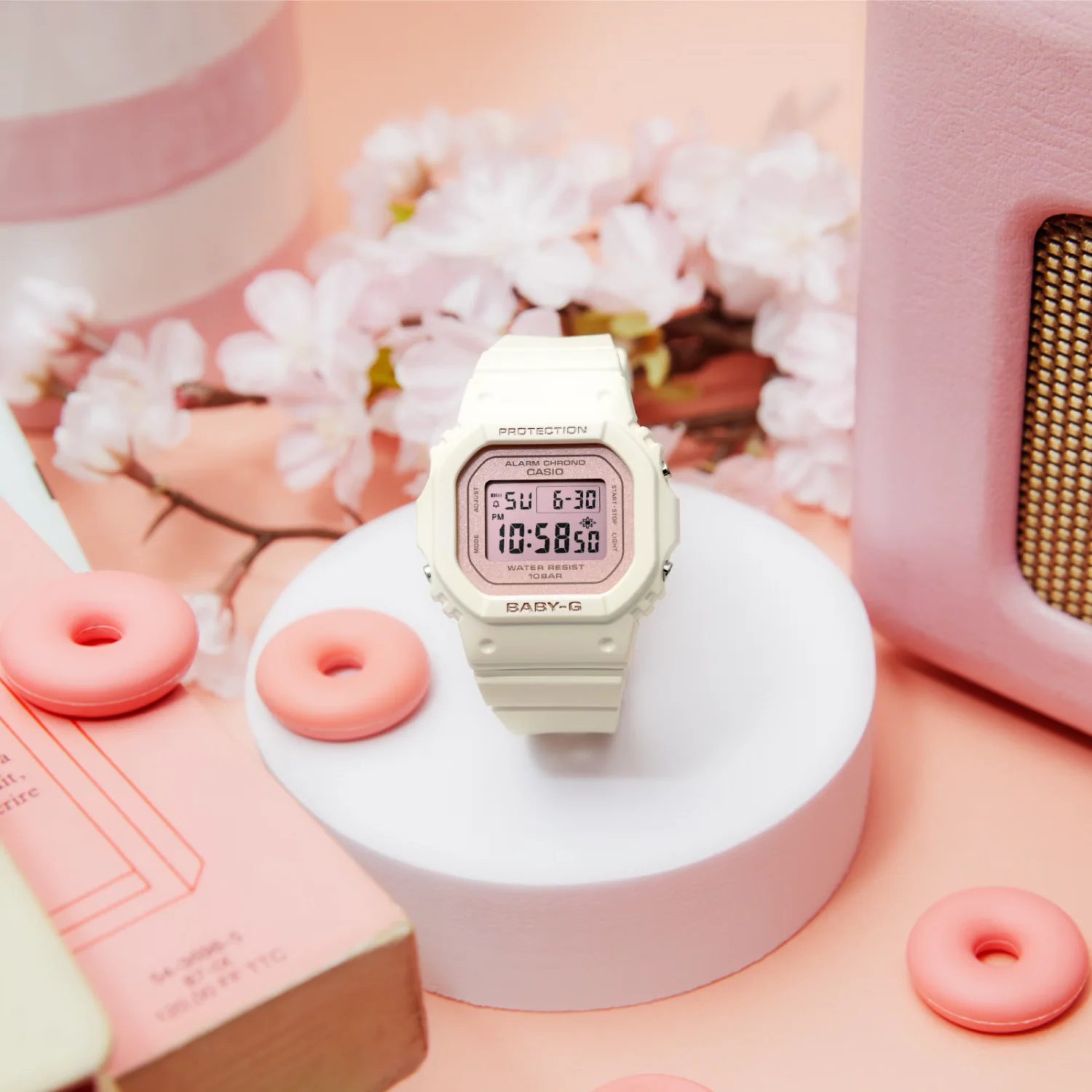 CASIO BABY-G BGD-565SC-4DR STANDARD DIGITAL WHITE WATCH - Image 3