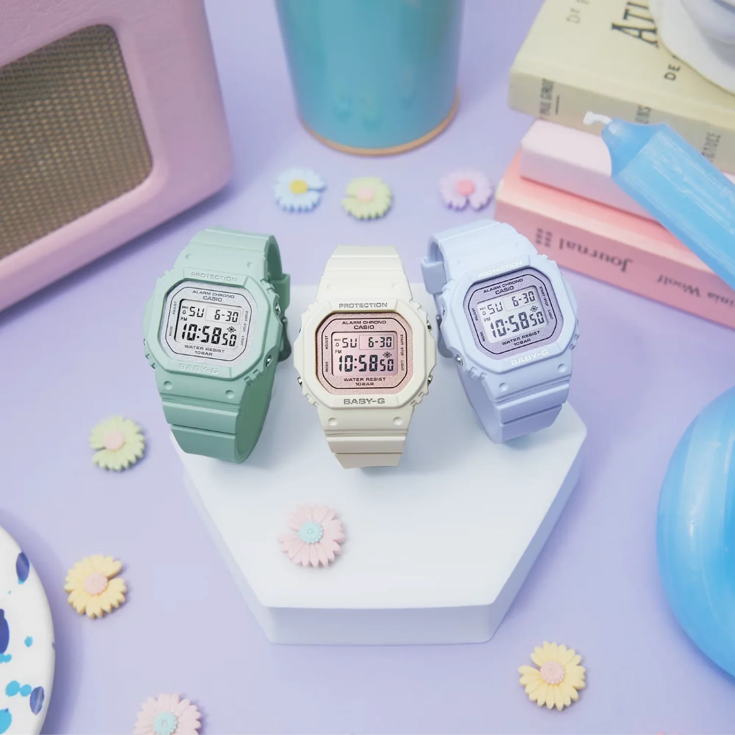 CASIO BABY-G BGD-565SC-4DR STANDARD DIGITAL WHITE WATCH - Image 4