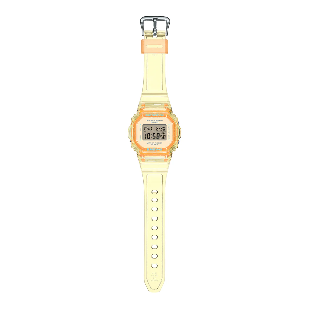 CASIO BABY-G BGD-565SJ-9DR SUMMER JELLY COLORS DIGITAL YELLOW WOMEN WATCH - Image 3