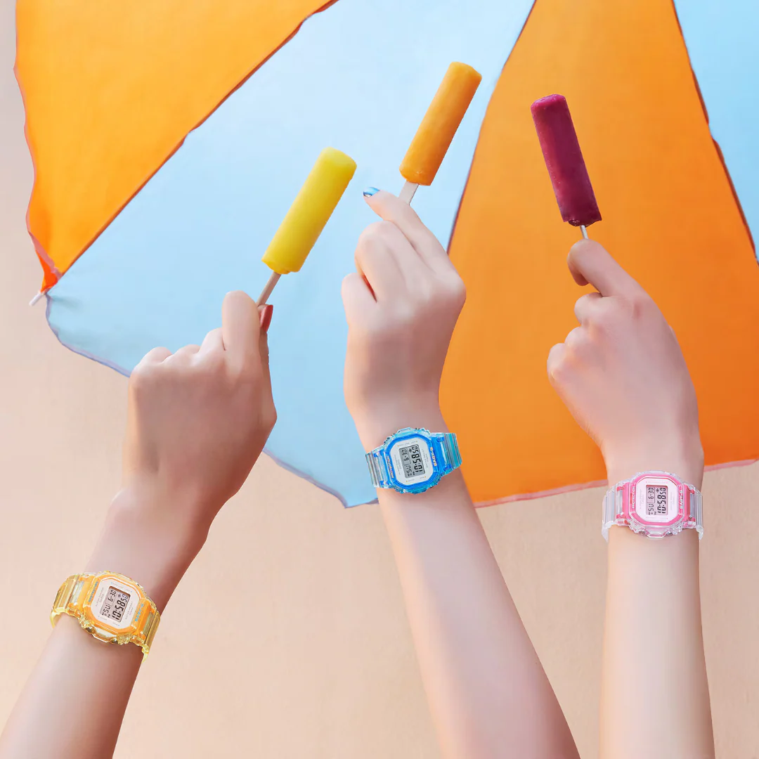 CASIO BABY-G BGD-565SJ-9DR SUMMER JELLY COLORS DIGITAL YELLOW WOMEN WATCH - Image 6