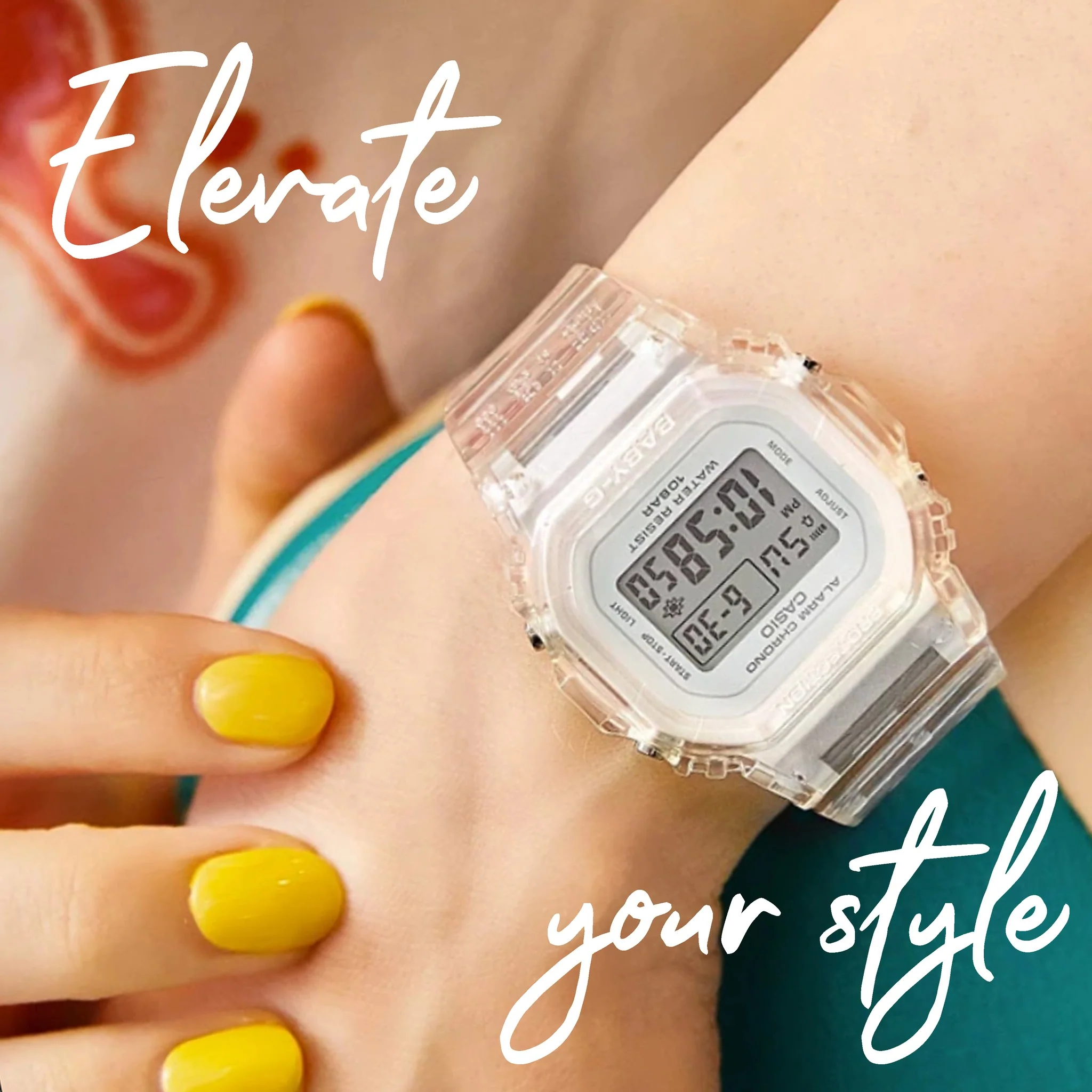 CASIO BABY-G BGD-565US-7DR DIGITAL TRANSPARENT WOMEN WATCH - Image 2