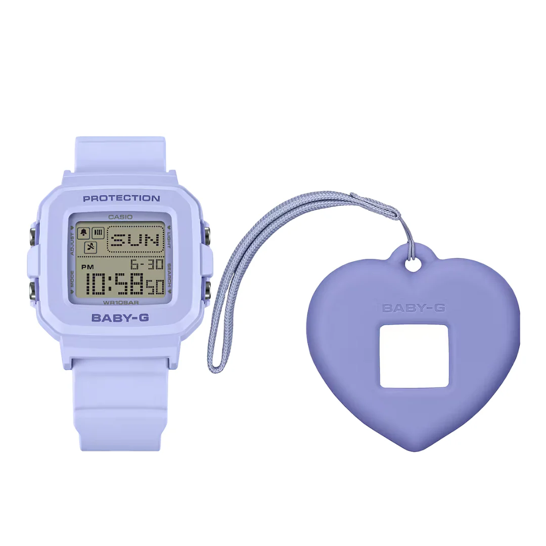 CASIO BABY-G+ PLUS BGD-10KH-2BDR CONVERTIBLE DIGITAL LAVENDER WATCH SET - Image 2