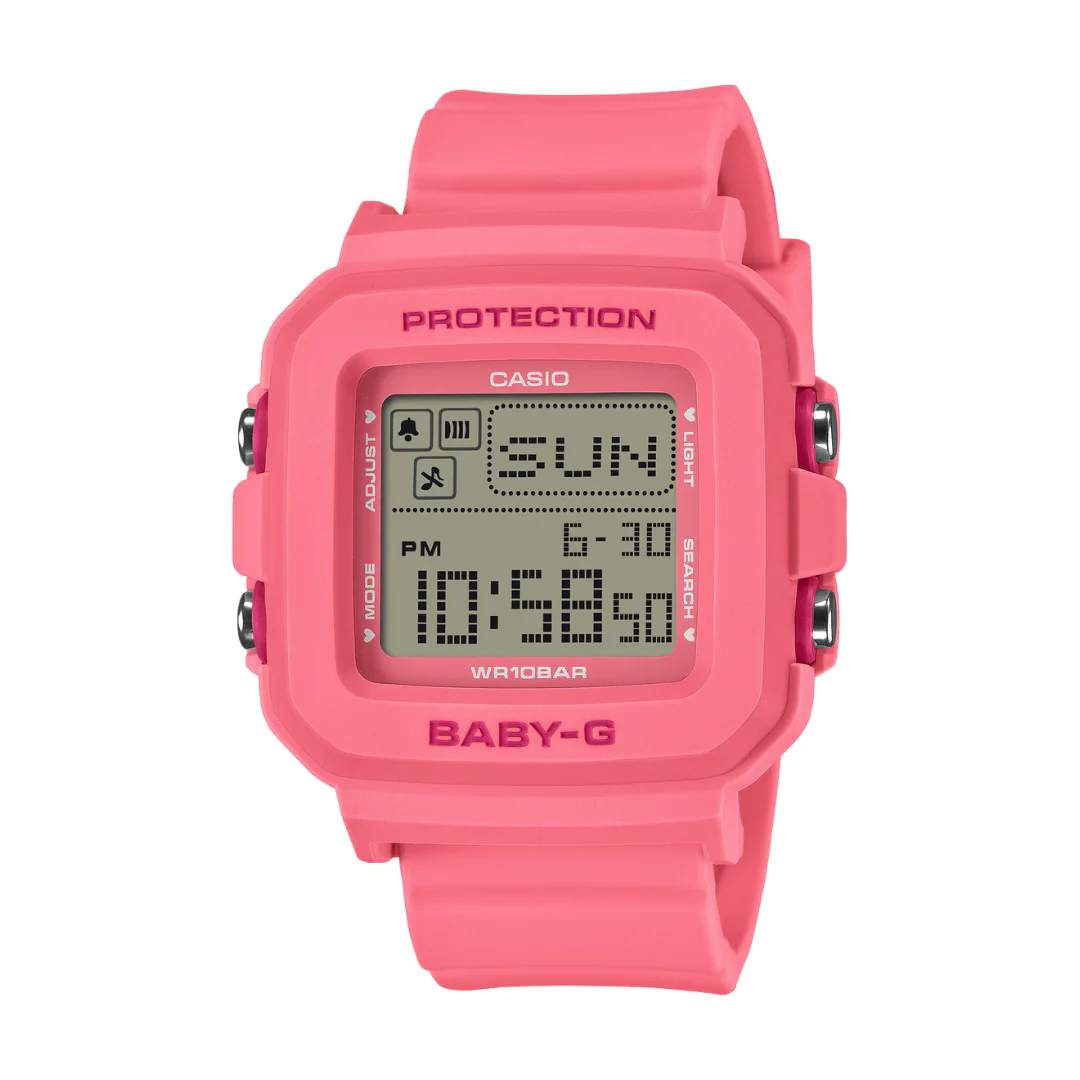 CASIO BABY-G+ PLUS BGD-10KH-4DR CONVERTIBLE DIGITAL PINK WATCH SET
