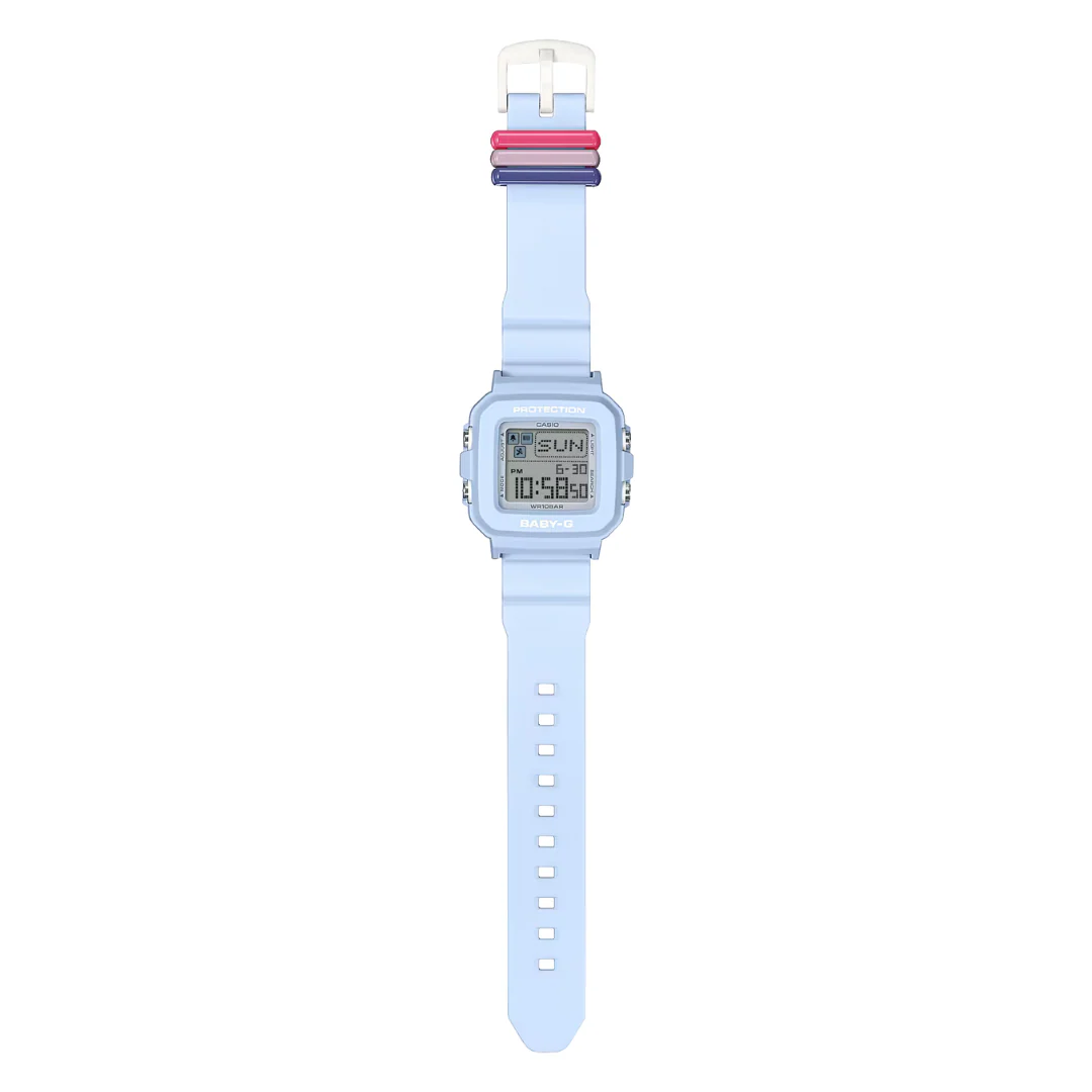CASIO BABY-G+PLUS BGD-10L-2DR DIGITAL BLUE WOMEN WATCH - Image 4