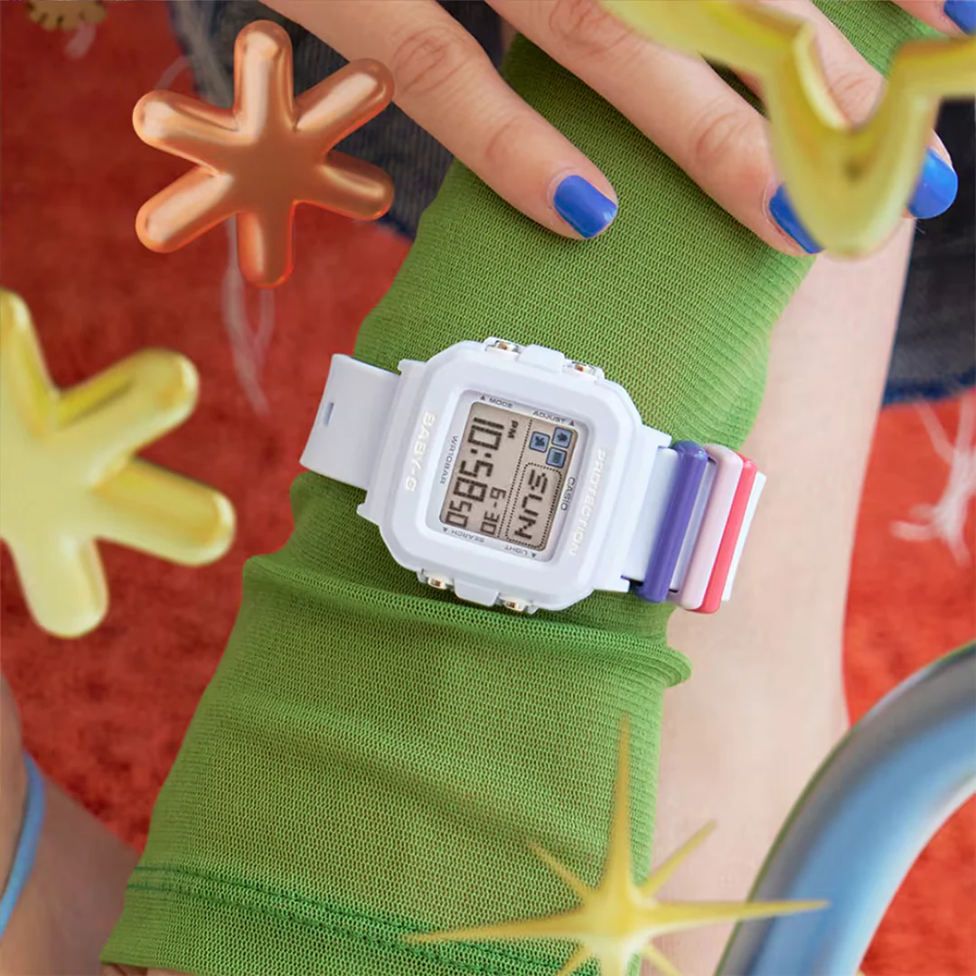 CASIO BABY-G+PLUS BGD-10L-2DR DIGITAL BLUE WOMEN WATCH - Image 6