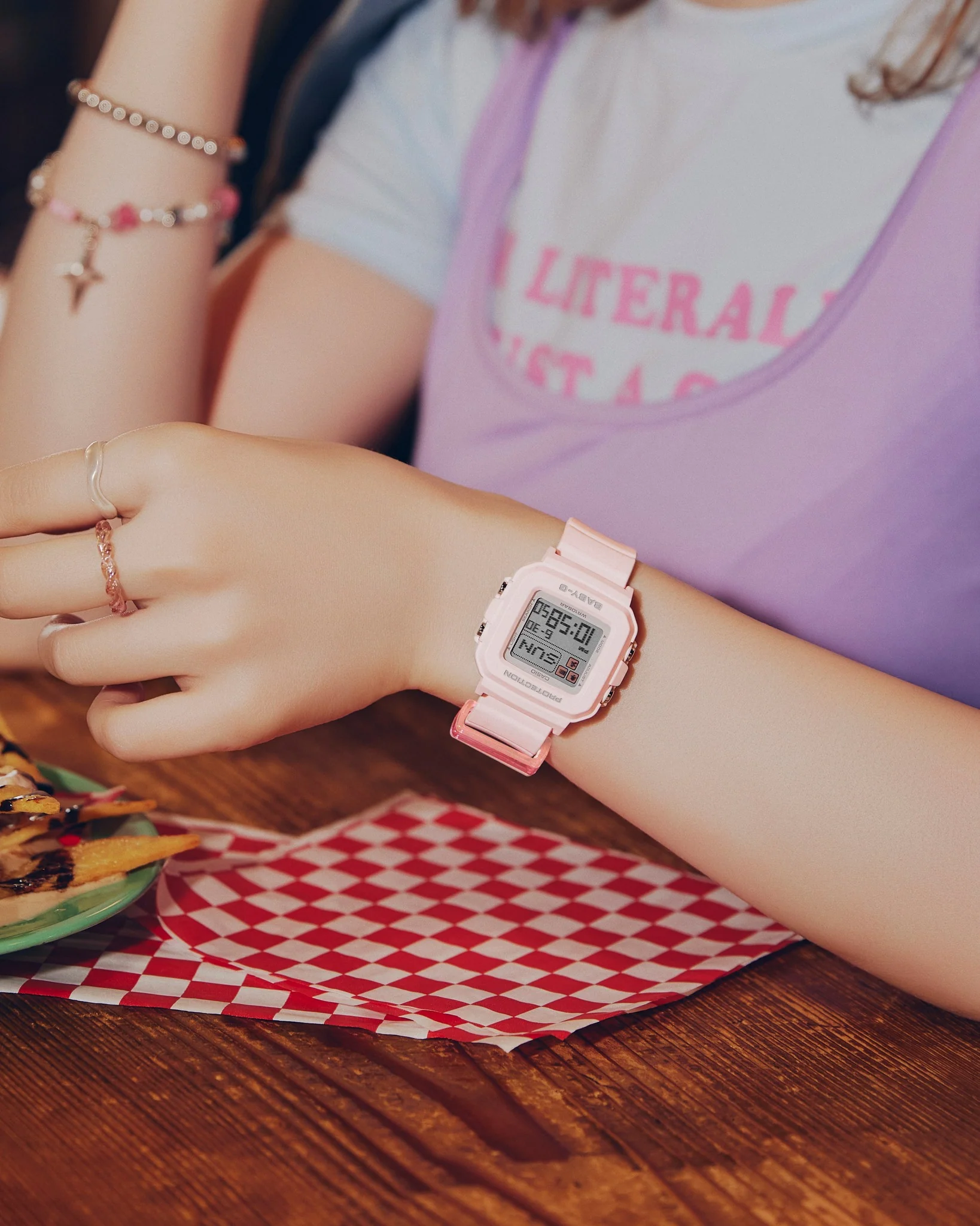 CASIO BABY-G＋PLUS BGD-10L-4DR DIGITAL PINK WOMEN WATCH - Image 13