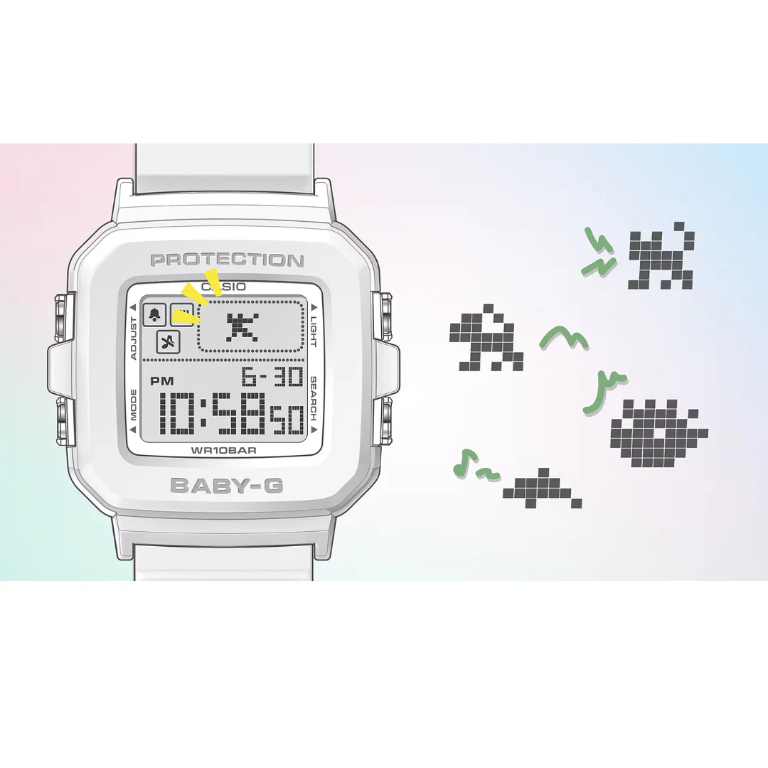 CASIO BABY-G＋PLUS BGD-10L-4DR DIGITAL PINK WOMEN WATCH - Image 9