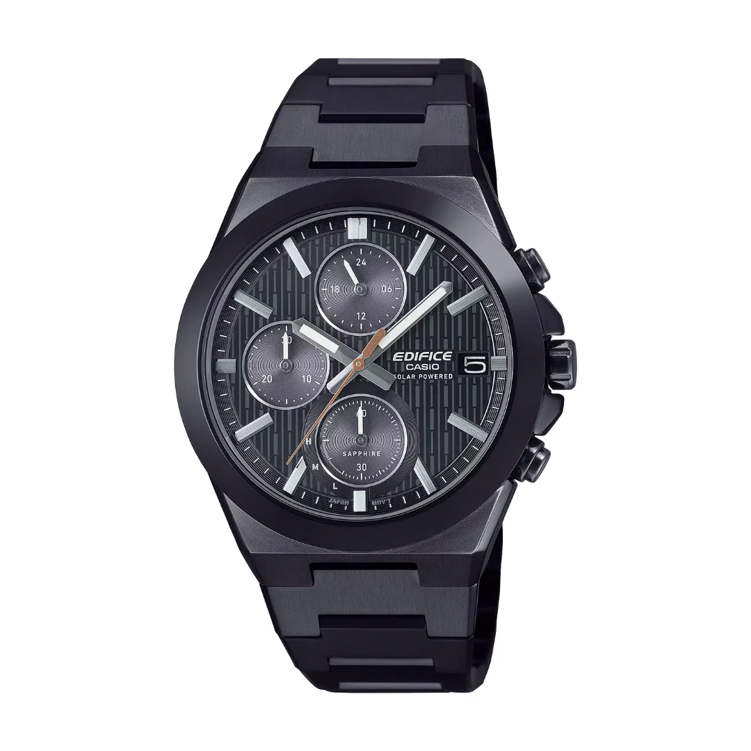CASIO EDIFICE CERAMIC BEZEL EFS-S650DC-1ADF SOLAR CHRONOGRAPH MEN WATCH