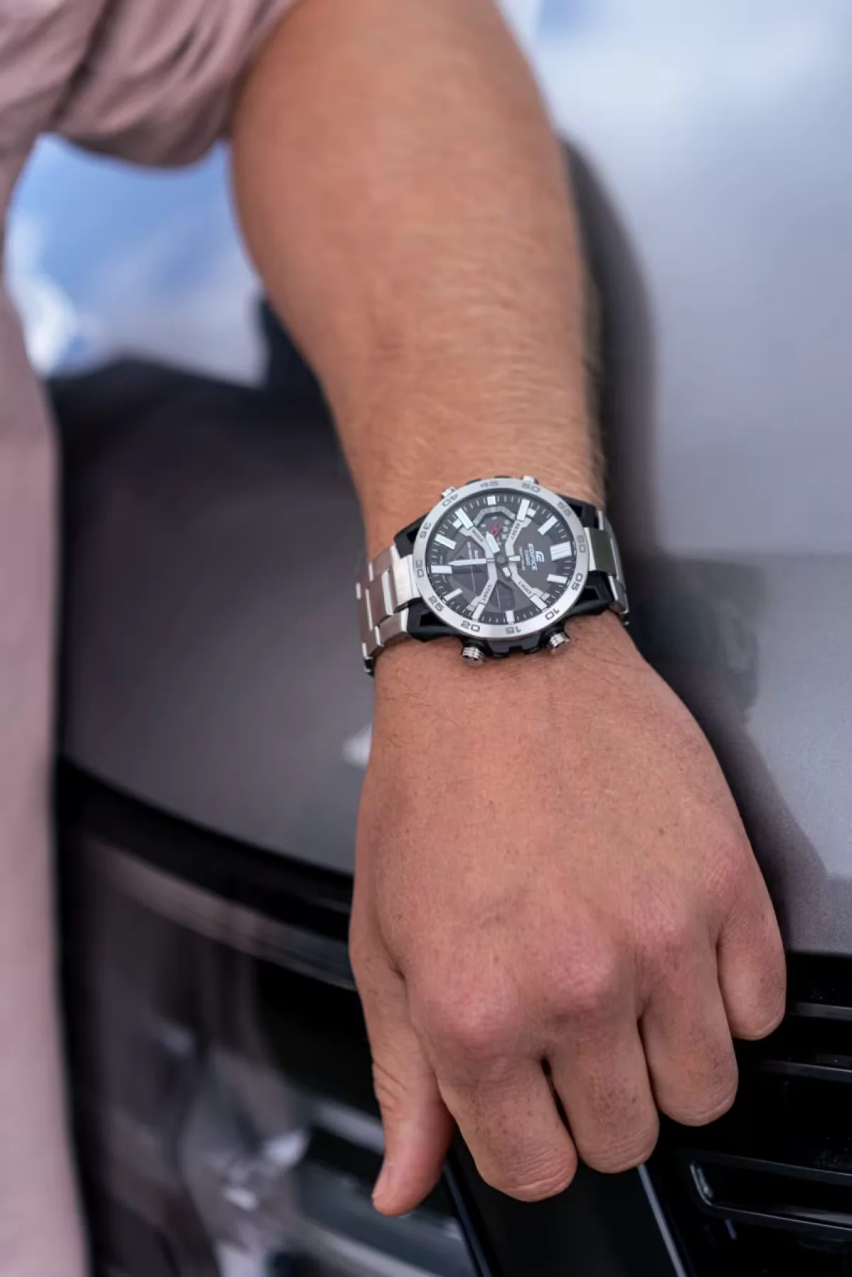 CASIO EDIFICE ECB-2000D-1ADF SOSPENSIONE MEN WATCH - Image 8