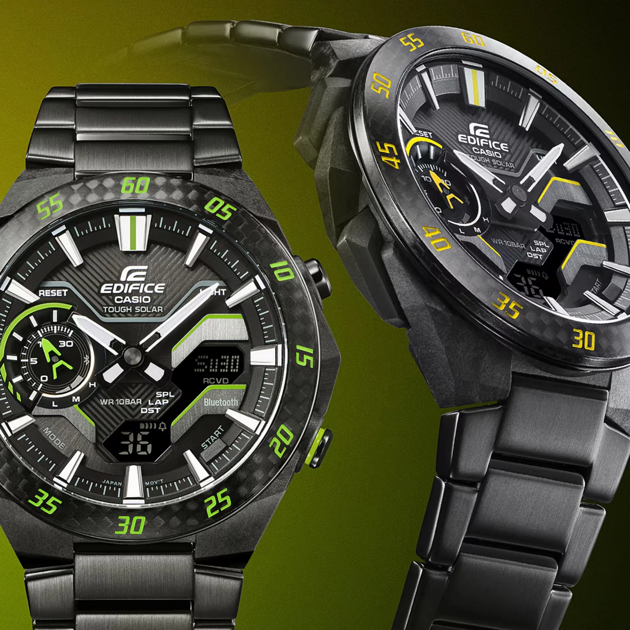 CASIO EDIFICE ECB-2200RC-1A3DF WINDFLOW MEN WATCH - Image 4