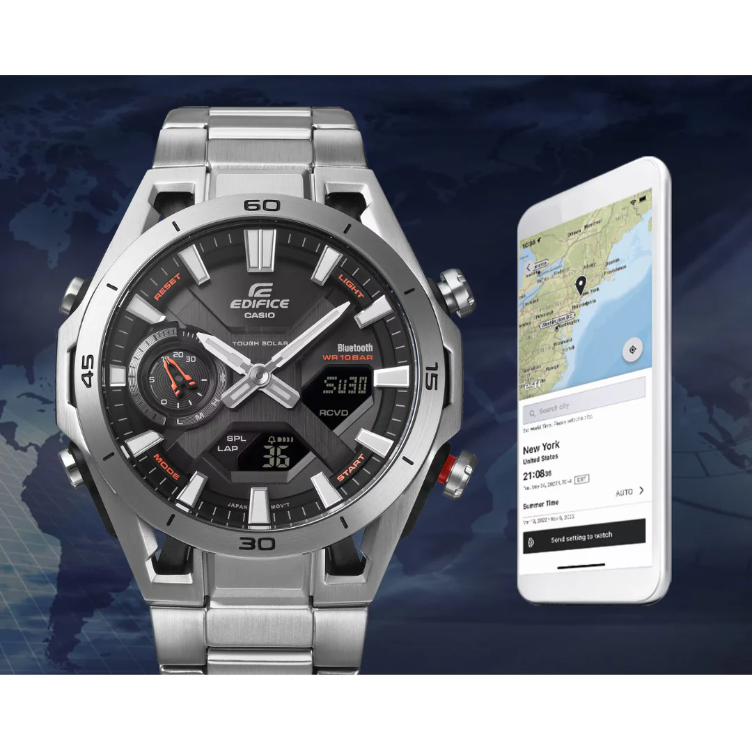 CASIO EDIFICE ECB-2300D-1ADF SOSPENSIONE MEN WATCH - Image 7