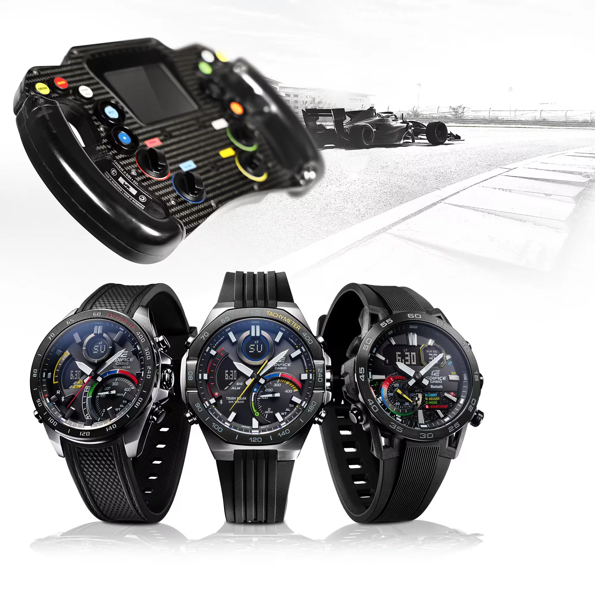 CASIO EDIFICE ECB-40MP-1ADF SOSPENSIONE MEN WATCH - Image 2