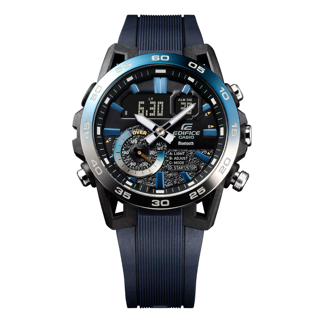 CASIO EDIFICE ECB-40NP-1ADF SOSPENSIONE NIGHTTIME DRIVE MEN WATCH - Image 2