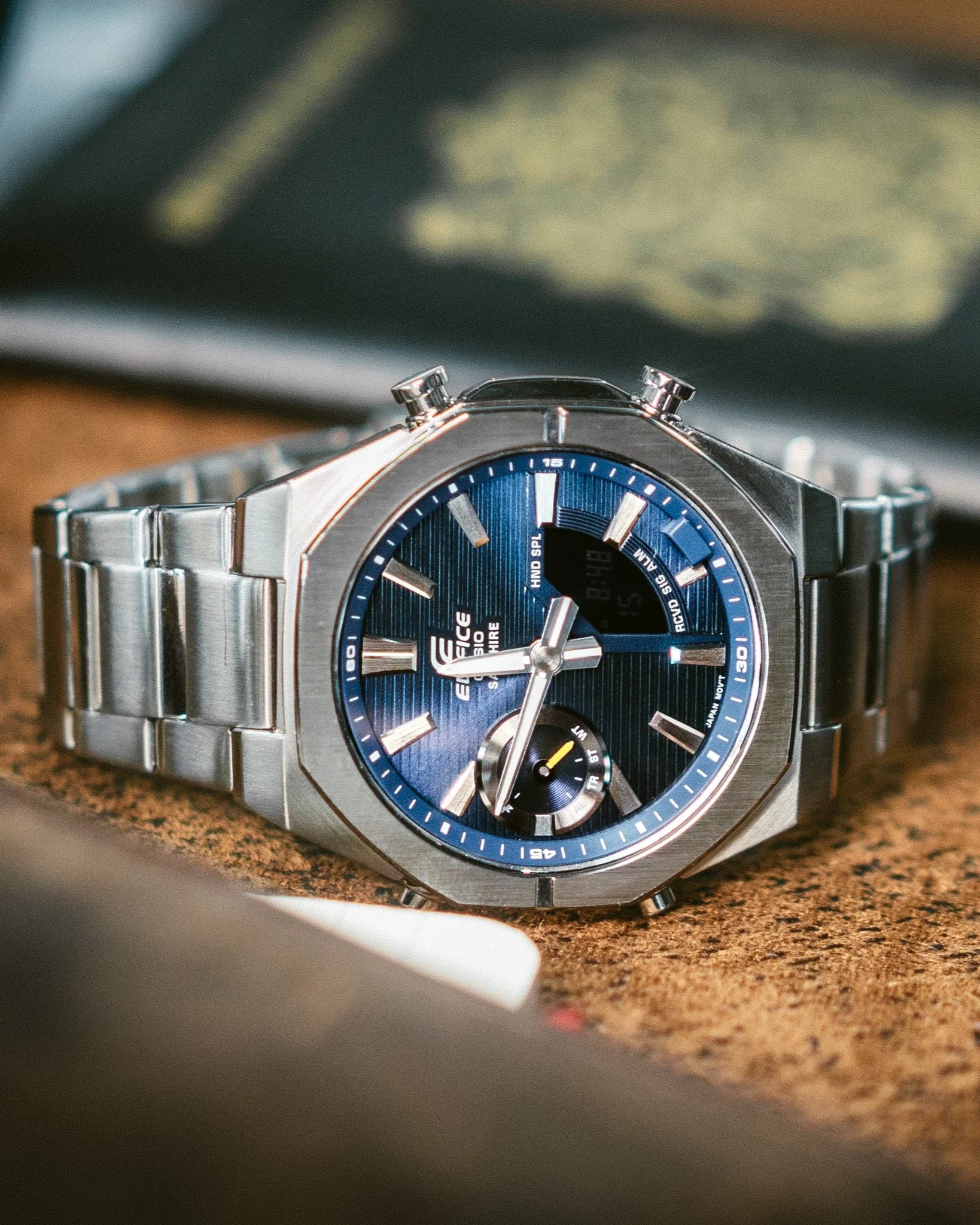 CASIO EDIFICE ECB-S10D-2ADF SMARTPHONE LINK MEN WATCH - Image 9