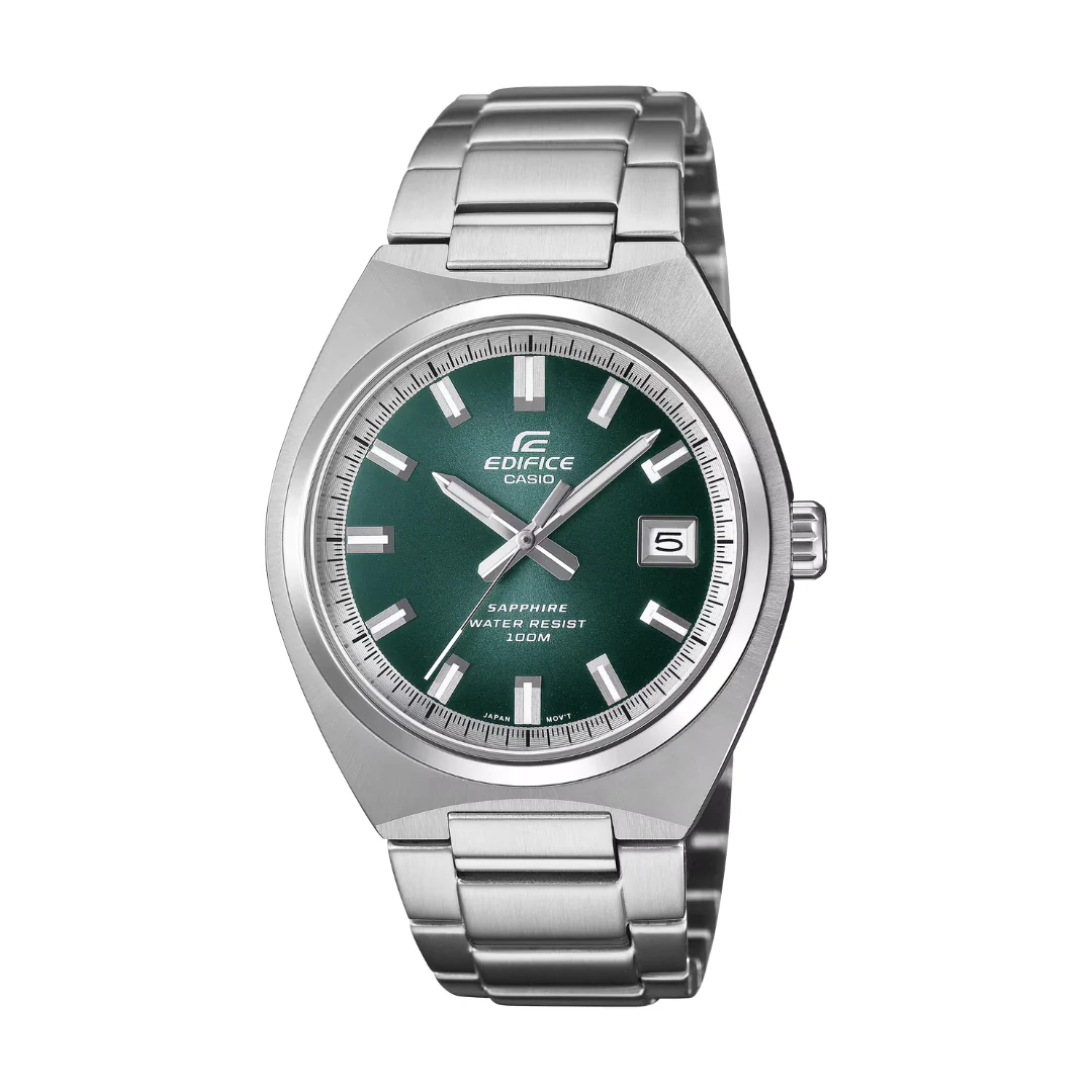 CASIO EDIFICE EFB-109D-3AVDF 3 HAND ANALOG STAINLESS STEEL MEN WATCH