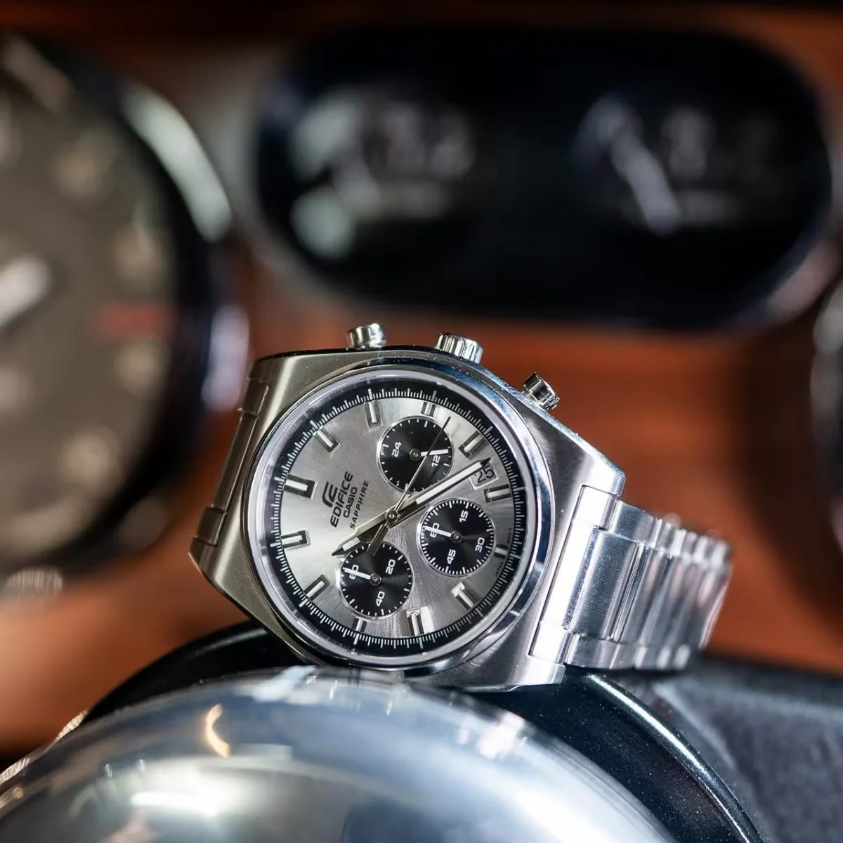 CASIO EDIFICE EFB-730D-7AVUDF STANDARD CHRONOGRAPH MEN WATCH - Image 10