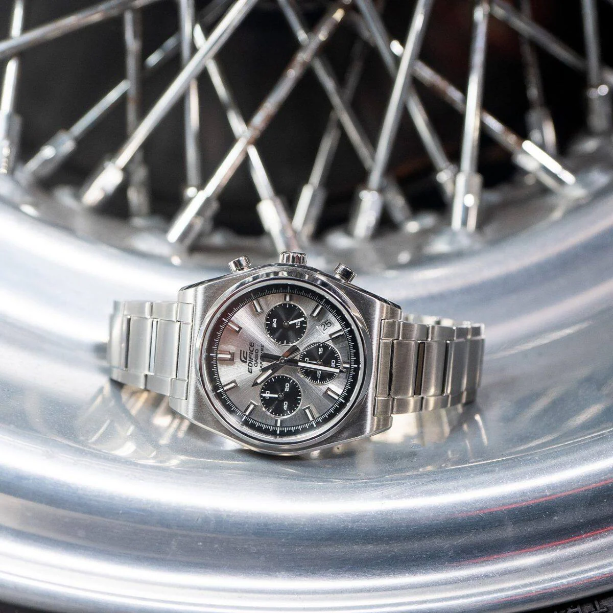 CASIO EDIFICE EFB-730D-7AVUDF STANDARD CHRONOGRAPH MEN WATCH - Image 12