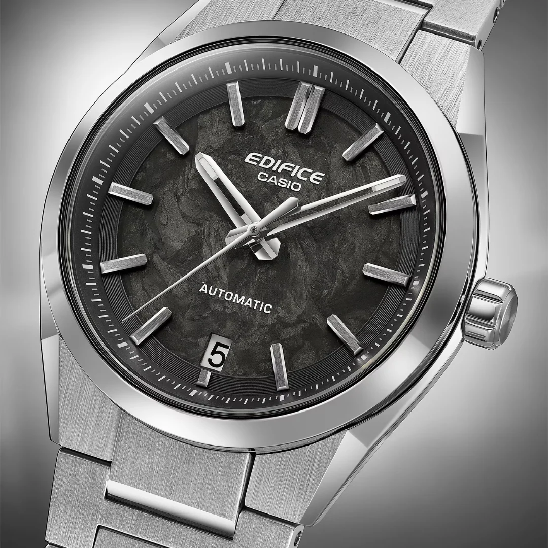 CASIO EDIFICE EFK-100CD-1ADR AUTOMATIC FORGED CARBON MEN WATCH - Image 3