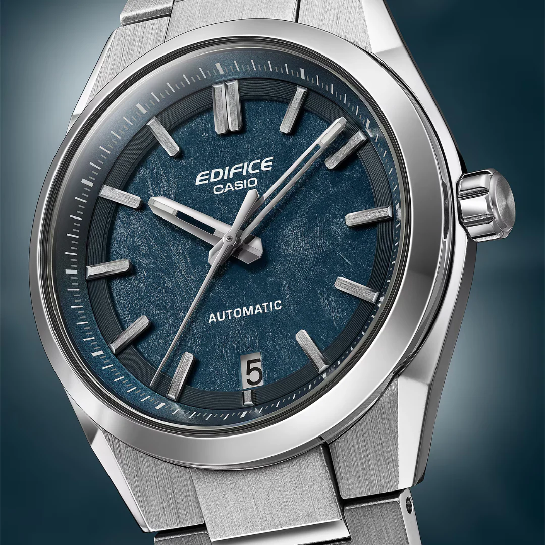 CASIO EDIFICE EFK-100D-2ADR AUTOMATIC STAINLESS STEEL MEN WATCH - Image 2