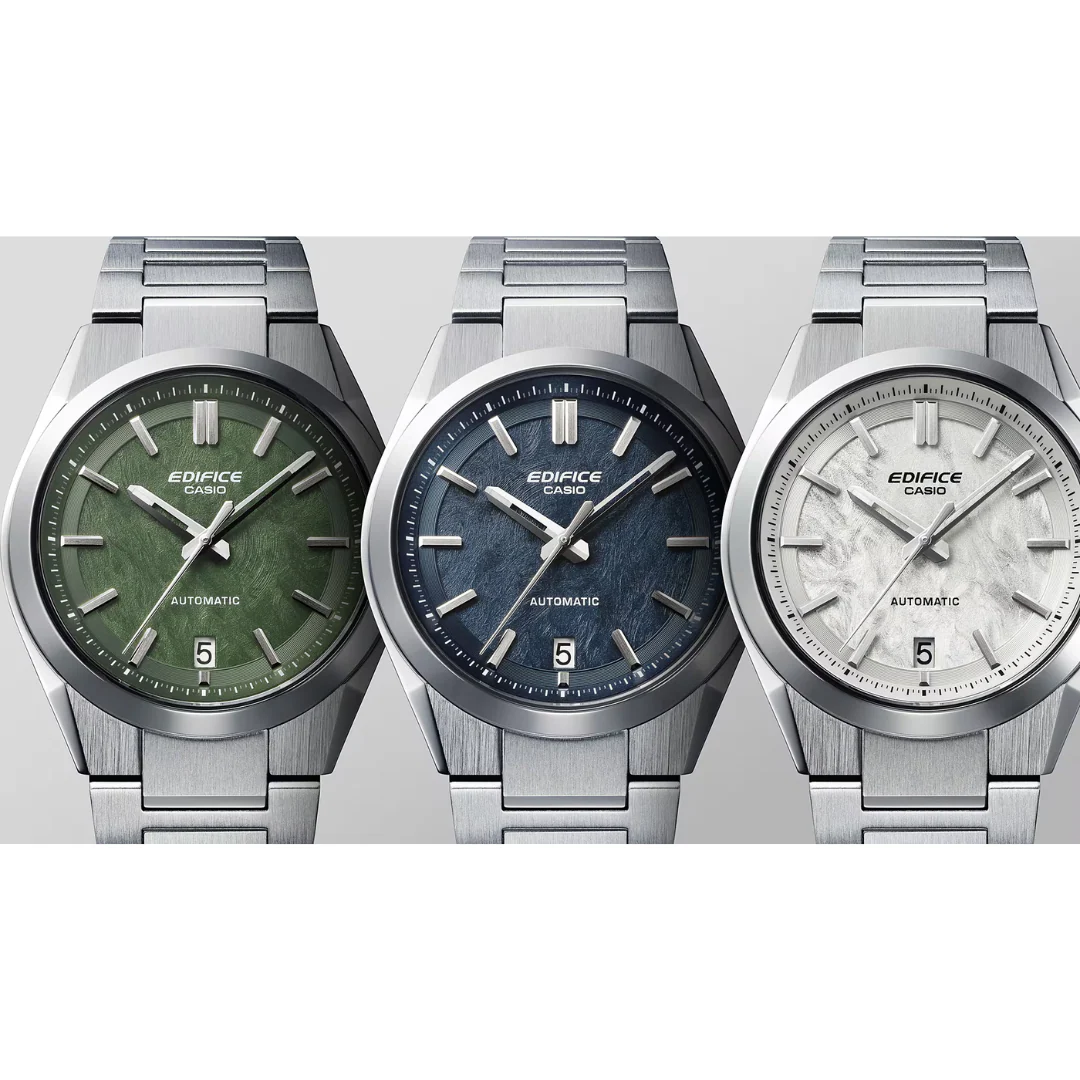 CASIO EDIFICE EFK-100D-2ADR AUTOMATIC STAINLESS STEEL MEN WATCH - Image 4