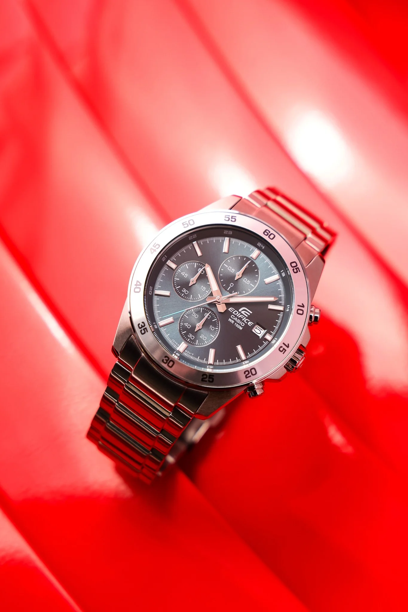 CASIO EDIFICE EFR-526D-2AVUDF STANDARD CHRONOGRAPH MEN WATCH - Image 3