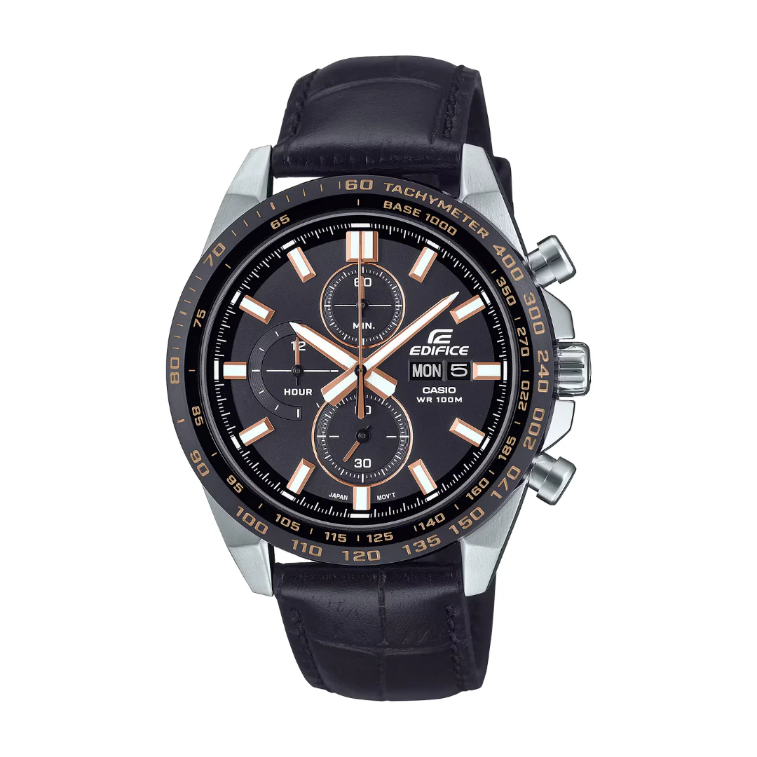 CASIO EDIFICE EFR-574BL-1AVUDF STANDARD CHRONOGRAPH MEN WATCH