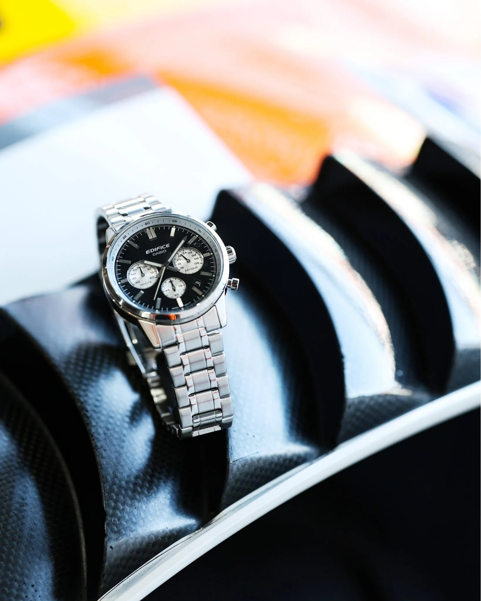 CASIO EDIFICE EFR-575D-1ADF STANDARD CHRONOGRAPH MEN WATCH - Image 4