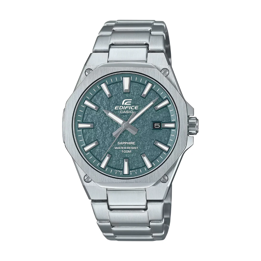 CASIO EDIFICE EFR-S108DE-3AVUDF 3 HANDS ANALOG STAINLESS STEEL MEN WATCH
