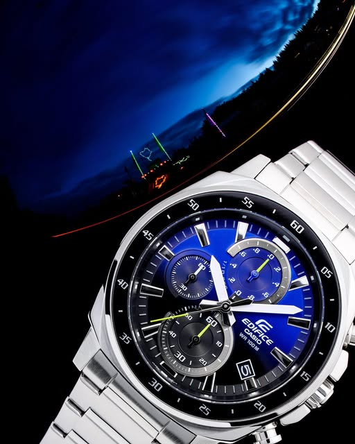 CASIO EDIFICE EFV-600D-2AVUDF STANDARD CHRONOGRAPH MEN WATCH - Image 3
