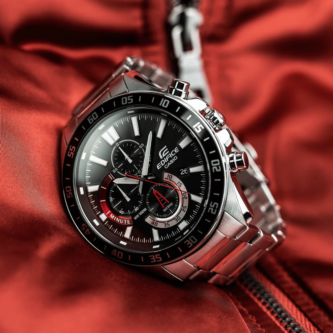 CASIO EDIFICE EFV-620D-1A4VUDF STANDARD CHRONOGRAPH MEN WATCH - Image 4