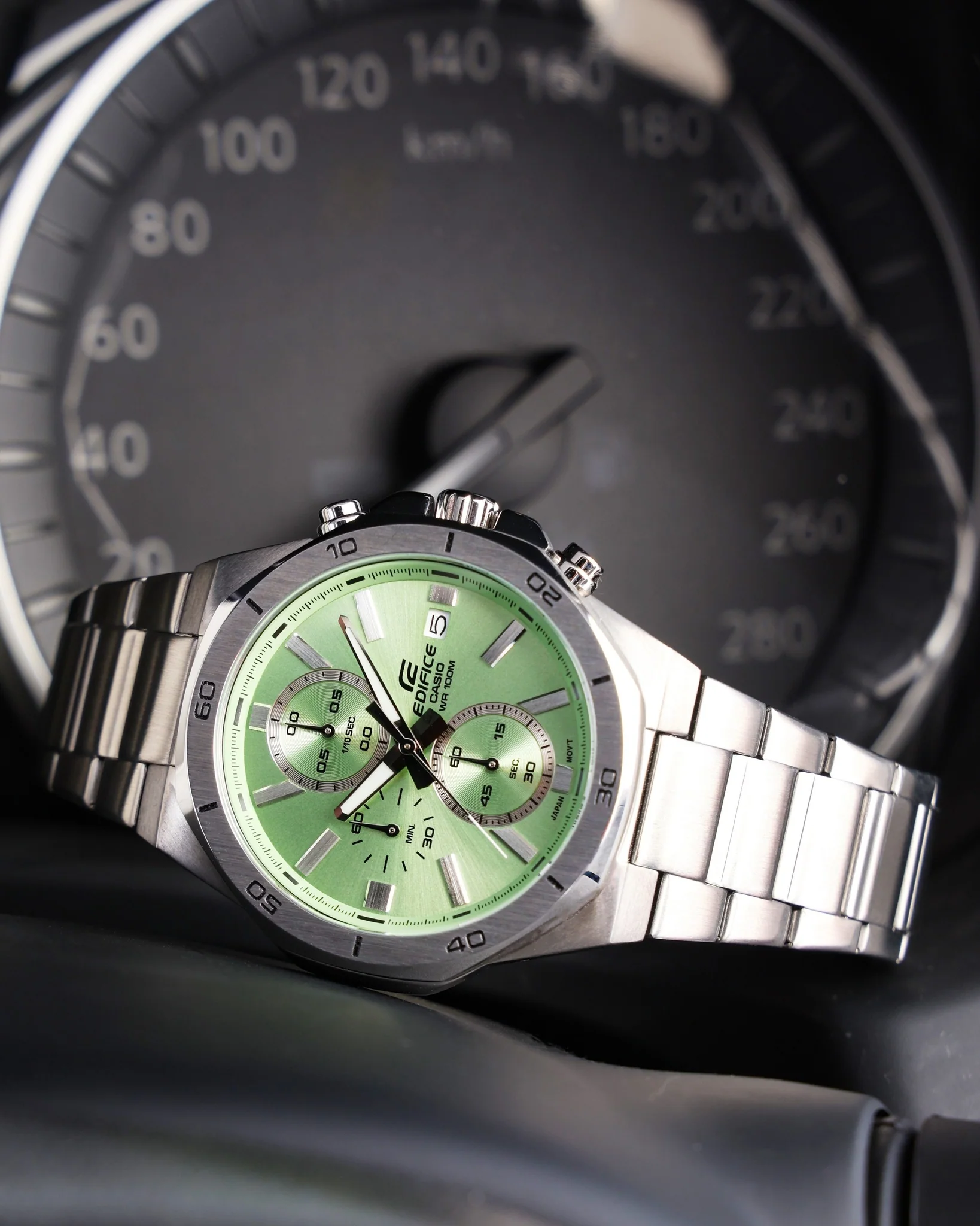 CASIO EDIFICE EFV-640D-3AVUDF STANDARD CHRONOGRAPH MEN WATCH - Image 2
