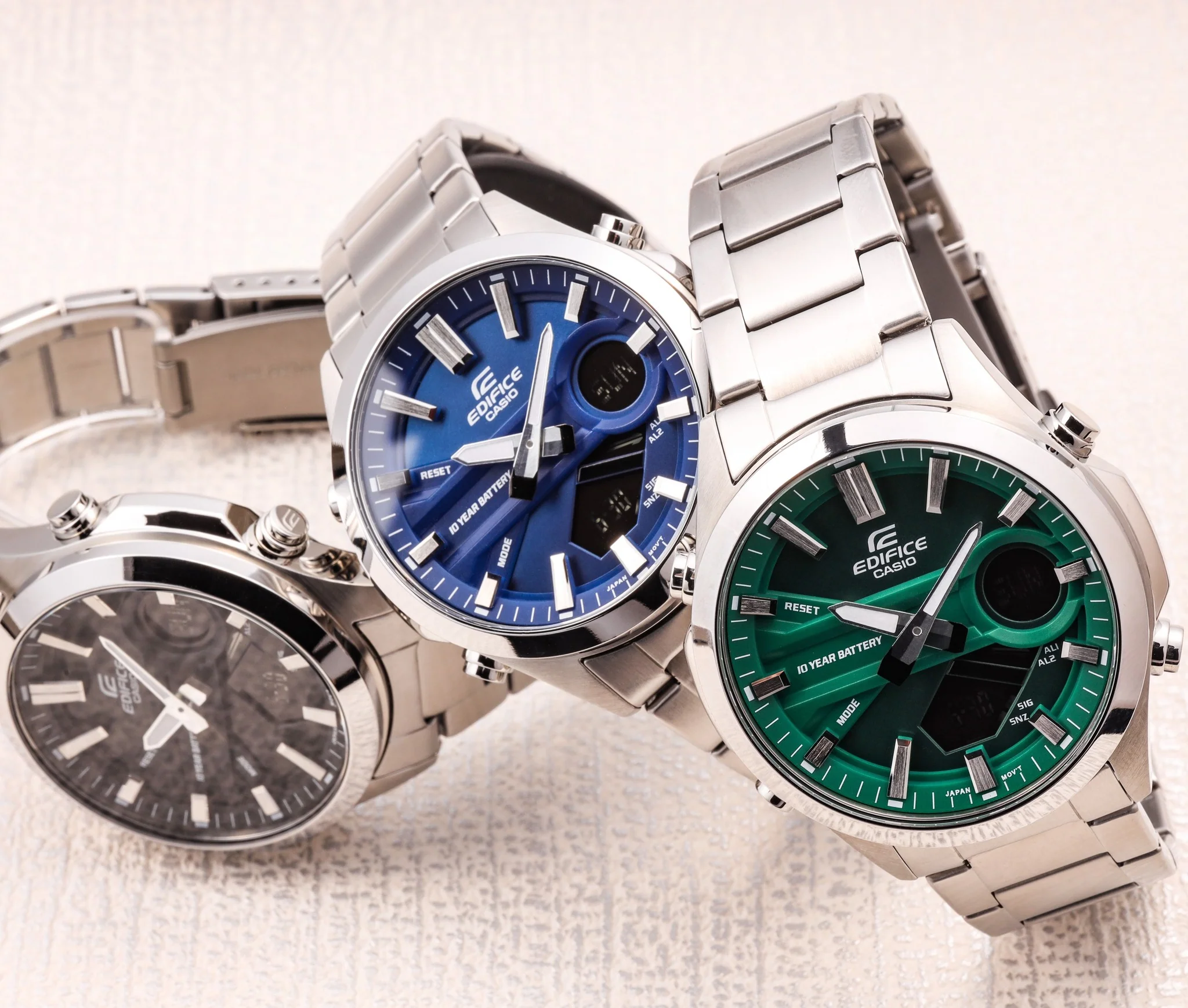 CASIO EDIFICE EFV-C120D-1ADF ANALOG DIGITAL MEN WATCH - Image 3