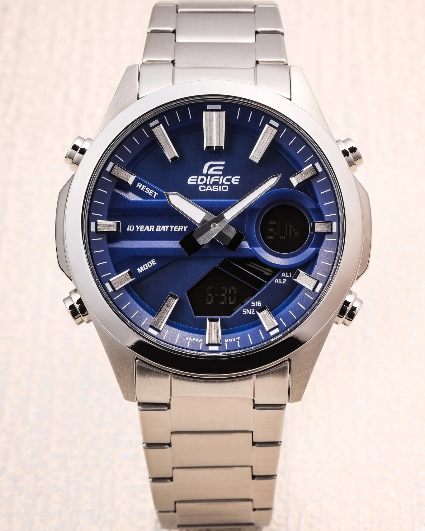 CASIO EDIFICE EFV-C120D-2ADF ANALOG DIGITAL MEN WATCH - Image 2