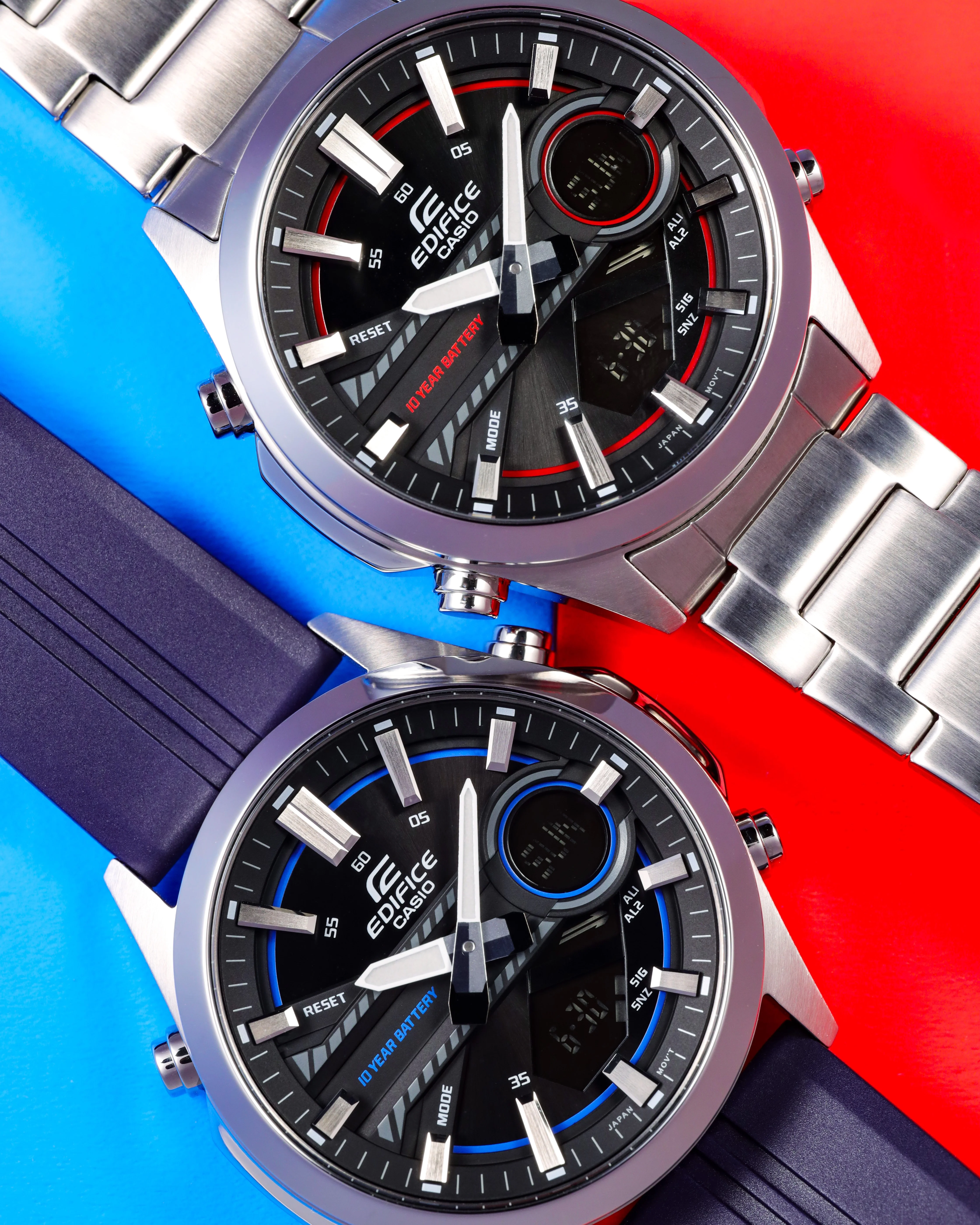 CASIO EDIFICE EFV-C120P-1A2DF ANALOG DIGITAL MEN WATCH - Image 2