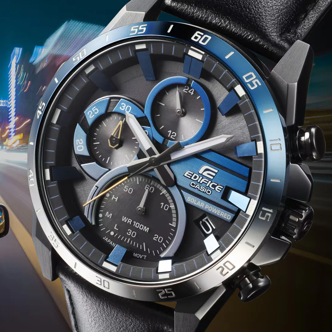 CASIO EDIFICE EQS-940NL-1AVUDF SOSPENSIONE NIGHTTIME DRIVE MEN WATCH - Image 3