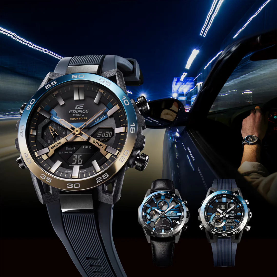 CASIO EDIFICE EQS-940NL-1AVUDF SOSPENSIONE NIGHTTIME DRIVE MEN WATCH - Image 6